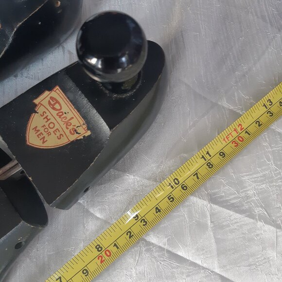 Vintage Dack's Men's Shoe Trees | 1950, 60s Black Painted Wood - Picture 8 of 8